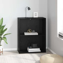 Polica Crni hrast 60 x 30 x 76.5 cm Konstruirano drvo