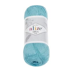 Preja DIVA FINE - 100 g / 600 m - modra