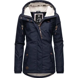 Ragwear Zimska jakna Monade  mornarska / rjava / off-bela