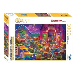 Brain Tree Puzzle Somrak na dvorišču 1000 kosov