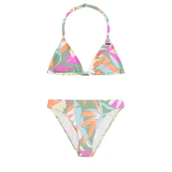 ONEILL Bikini Essentials Triangle svetlo modra/svetlo rumena/roza