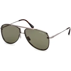 Tom Ford Leon FT1071 14N ONE SIZE (62) Srebrna/Zelena