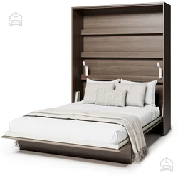 Postelja v omari Bed Concept BC-12 - 160x200 cm - hrast dunin