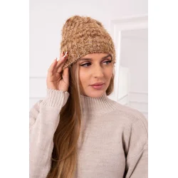 Womens cap Cina K259 brown