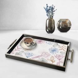 Aberto Design Poslužavnik TPG9791 50 x 29 x 3.5 cm, Šareni