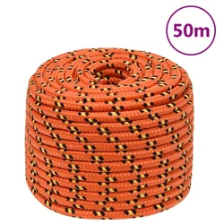 Brodski konop narančasti 14 mm 50 m od polipropilena