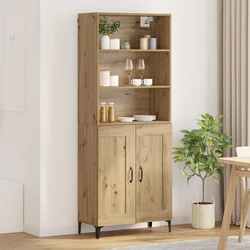 Highboard 2 pcs hrast artisan Konstruirano drvo