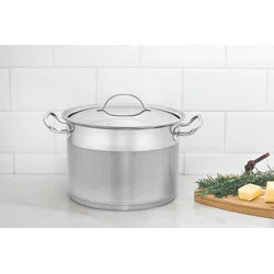 Tramontina Šerpa Professional, 24 cm, 6.1 l, Srebrne boje