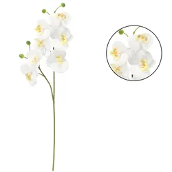 Umetna vejica - orhideja 64cm bela 64234