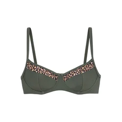 LASCANA Bikini zgornji del bež/rjava/oliva