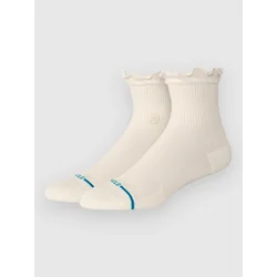 Stance Ruffle Icon Quarter Socks ivory