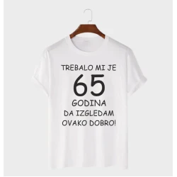 MAFIMI Majica Trebalo mi je 65 Godina, Bela