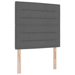 Vidaxl Vzglavje Temno siva 80 cm blago