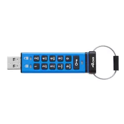 Kingston 4GB Keypad USB 3.0 DT2000, 256bit AES Hardware Encrypted (DT2000/4GB)