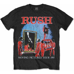 Rush Unisex majica 1981 Tour (Back Print) M