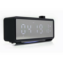 Radio budilica MANTA CLK9020, FM, Bluetooth, HandsFree, kalendar, microSD, baterija, LED zaslon