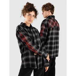 Vitriol Inital Flannel Shirt grey
