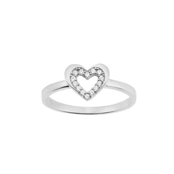 DIAMANT LETERNEL Prstan srebrna