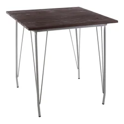 Jedilna miza iz masivnega bresta o 80 cm District – Premier Housewares
