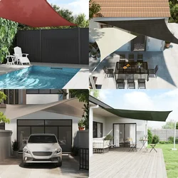 Jedro za zaštitu od sunca 160 g/m2 crveno 4 x 4 m HDPE