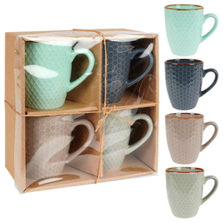 shumee Keramične skodelice 270 ml 4 kosi.