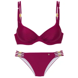 JETTE Bikini zlata/jagoda