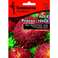 Semenarna Ljubljana aster Princes, crveni, 2276, mala vrećica