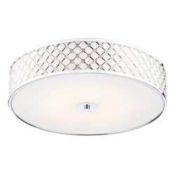 Där Lighting CIV5050 - Plafonsko svetlo CIVIC 5xE14/60W/230V prečnik 50 cm hrom