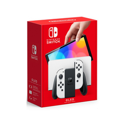 Nintendo Switch OLED model kontroler, bele barve