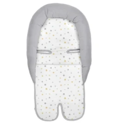 KikkaBoo Podloga za autosedište od memorijske pene Dots Grey (KKB10043)