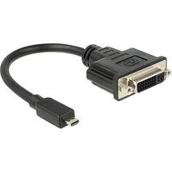 DELOCK micro adapter HDMI na DVI 0.2m (65563)