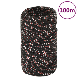 Brodski konop crni 2 mm 100 m od polipropilena