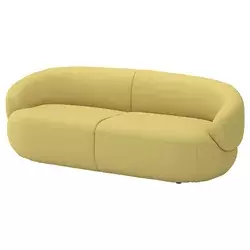 LILLESÄTER Sofa trosed, Gunnared svetla zelenožuta