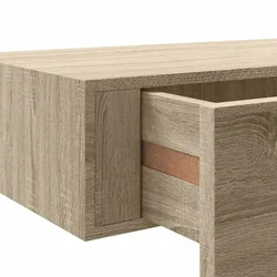 Zidna polica s ladicom boja hrasta 40 x 23,5 x 10 cm MDF