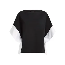 Karl Lagerfeld Bluza črna/bela
