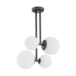 Argon 1645 - Luster na šipci ASPEN 4xE27/15W/230V antracit