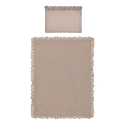 BELISIMA 3-delna posteljnina PURE100/135 latte