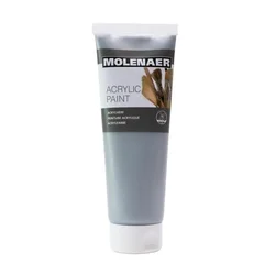 Akrilna barva Molenaer 250 ml - srebrna
