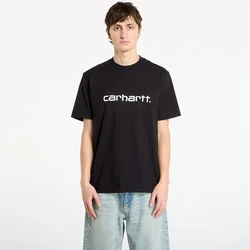 Majice Carhartt WIP S/S Script T-Shirt Black/ White S