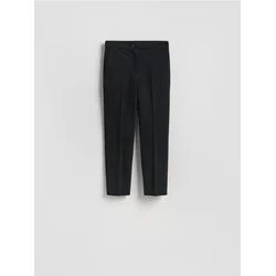 Reserved - Pantalone na crtu s visokim sadržajem pamuka