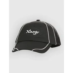 XLARGE Red Head Hybrid 6Panel Cap black