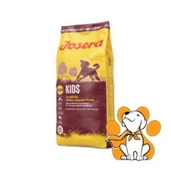 Josera Kids 15kg, Granule za Rast i Razvoj Mladih Pasa Srednjih i Velikih Rasa