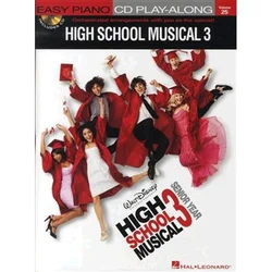 HIGH SCHOOL MUSICAL 3 PLAY ALONG piano +CD
