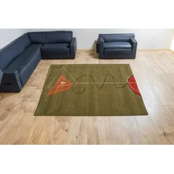 EuroAF Tepih 5, 150x200 cm, Zeleni