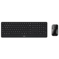 Rapoo Tastatura, Bluetooth, Bežična, Tamnosiva + Miš, Crni