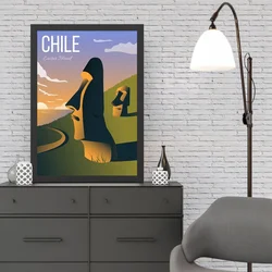 Uokvirena slika Wallity Čile, 55x75 cm