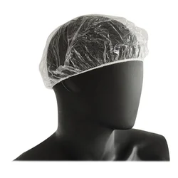 Disposable PE pleated cap 100 ks