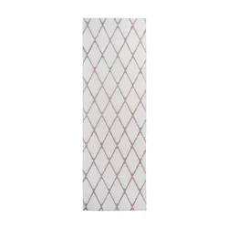 Kayoom TEKAČ   80/250 cm   roza, bela