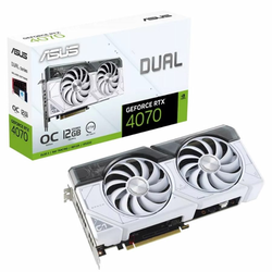 ASUS grafička kartica VGA DUAL-RTKS4070-O12G bela, 1kHDMI, 3kDP, 90IV0IZ4-M0NA00