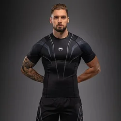Venum Streamline Rashguard Kratki Rukav Crno/Beli L